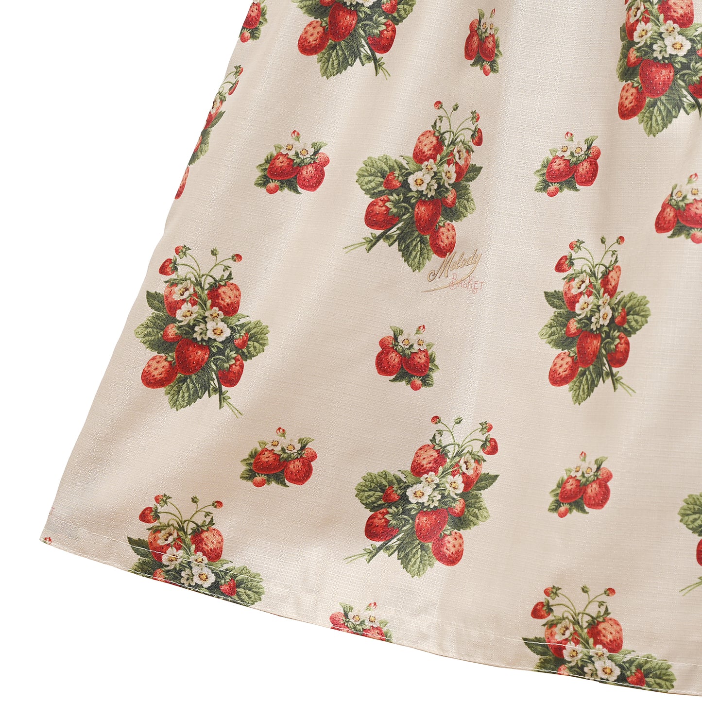 Strawberry time Vネックワンピース