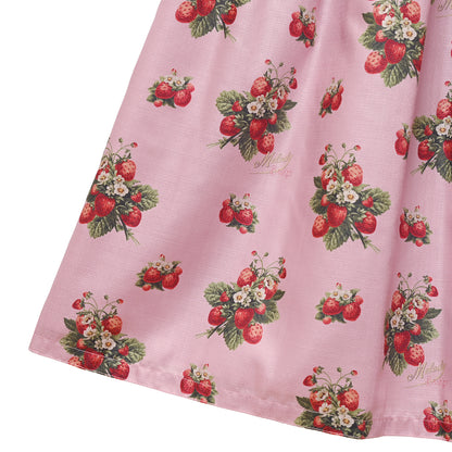 Strawberry time Vネックワンピース