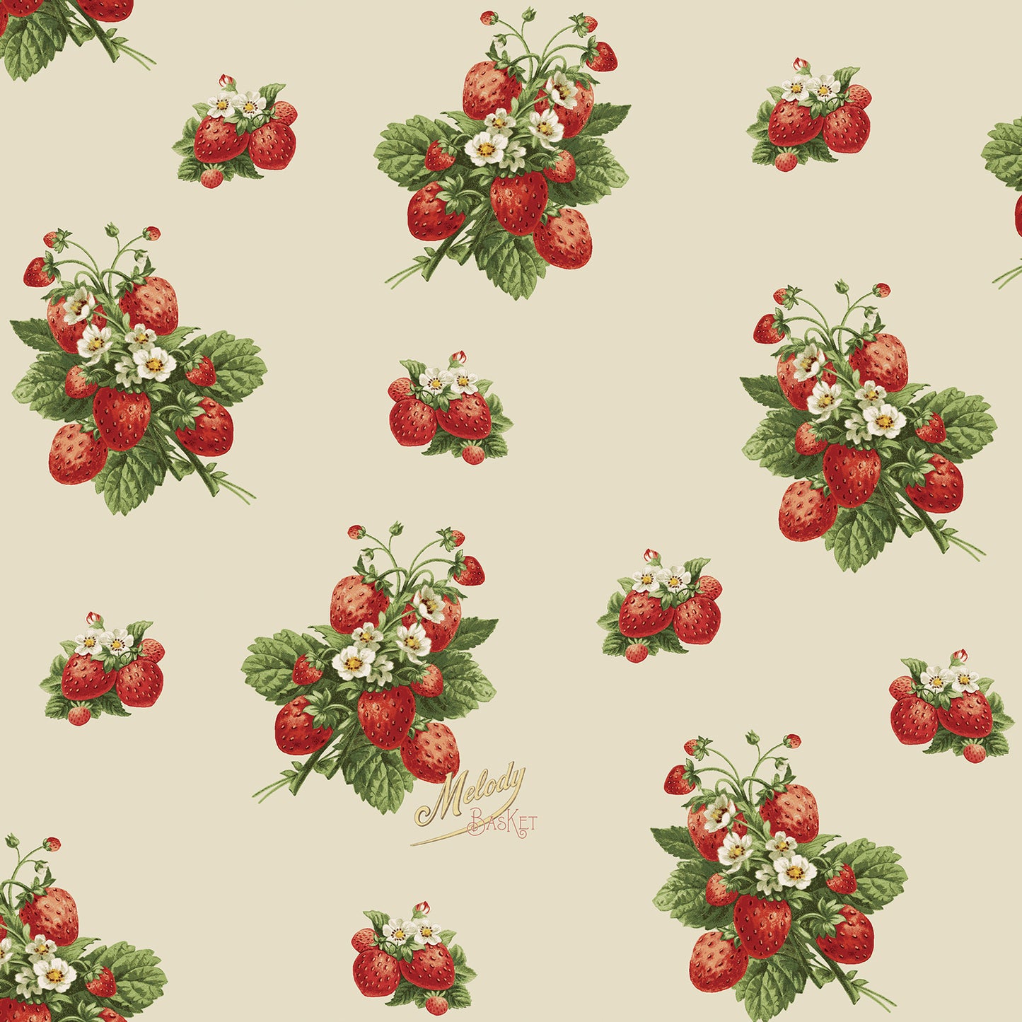 Strawberry time Vネックワンピース