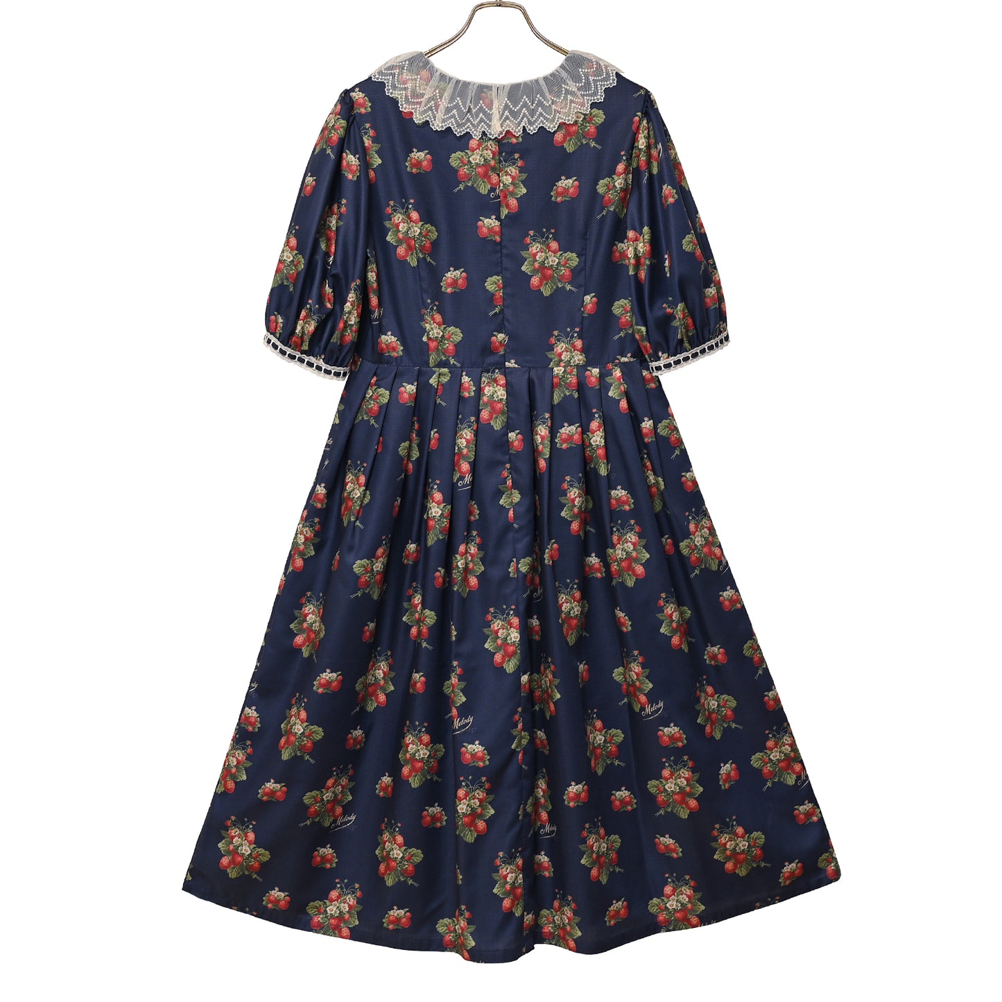 Strawberry time Vネックワンピース