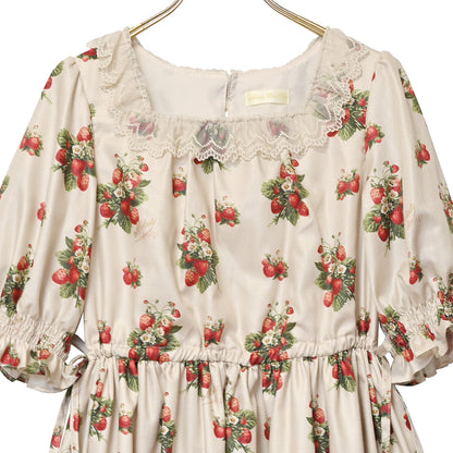 Strawberry timeスクエアネックワンピース