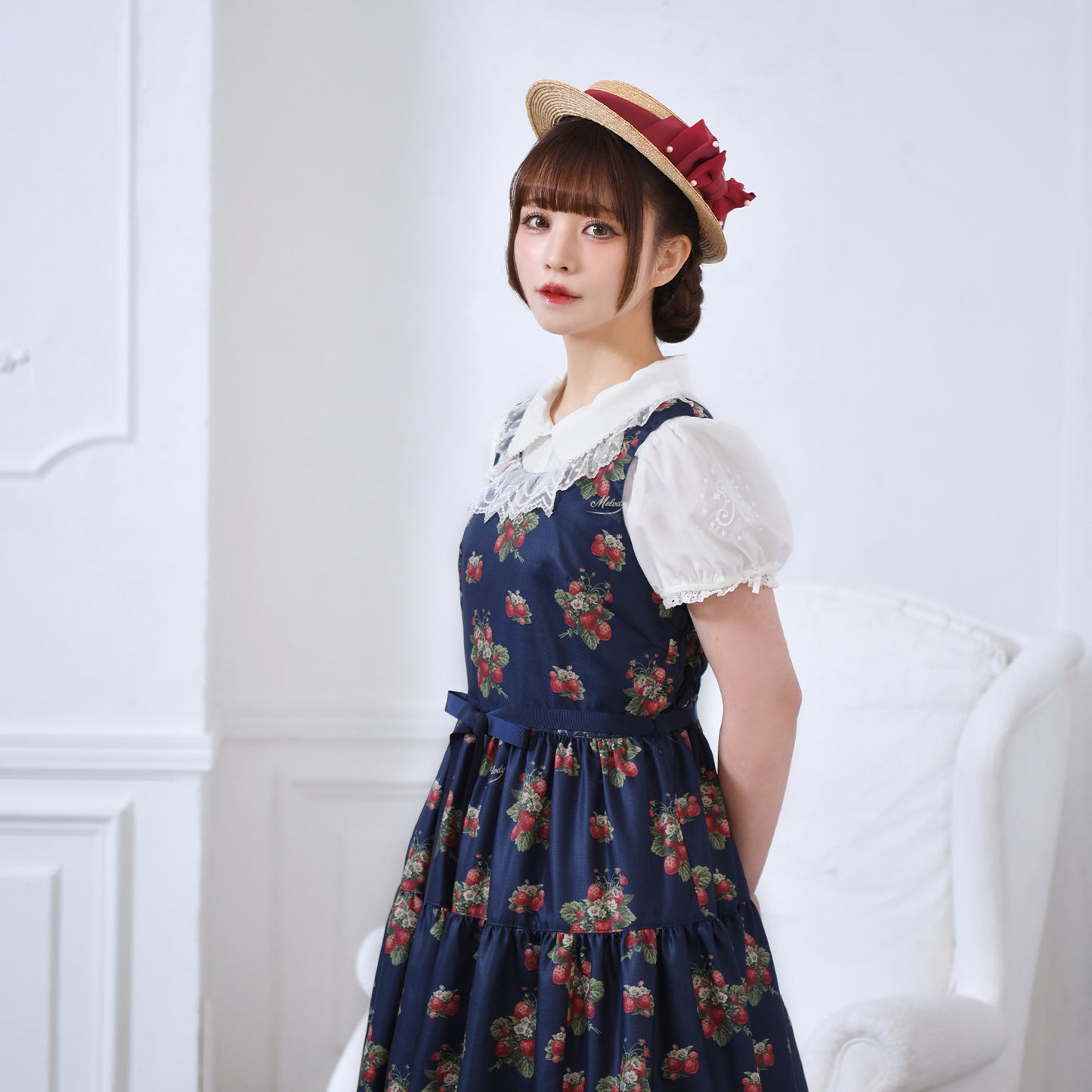 Strawberry timeジャンパースカート