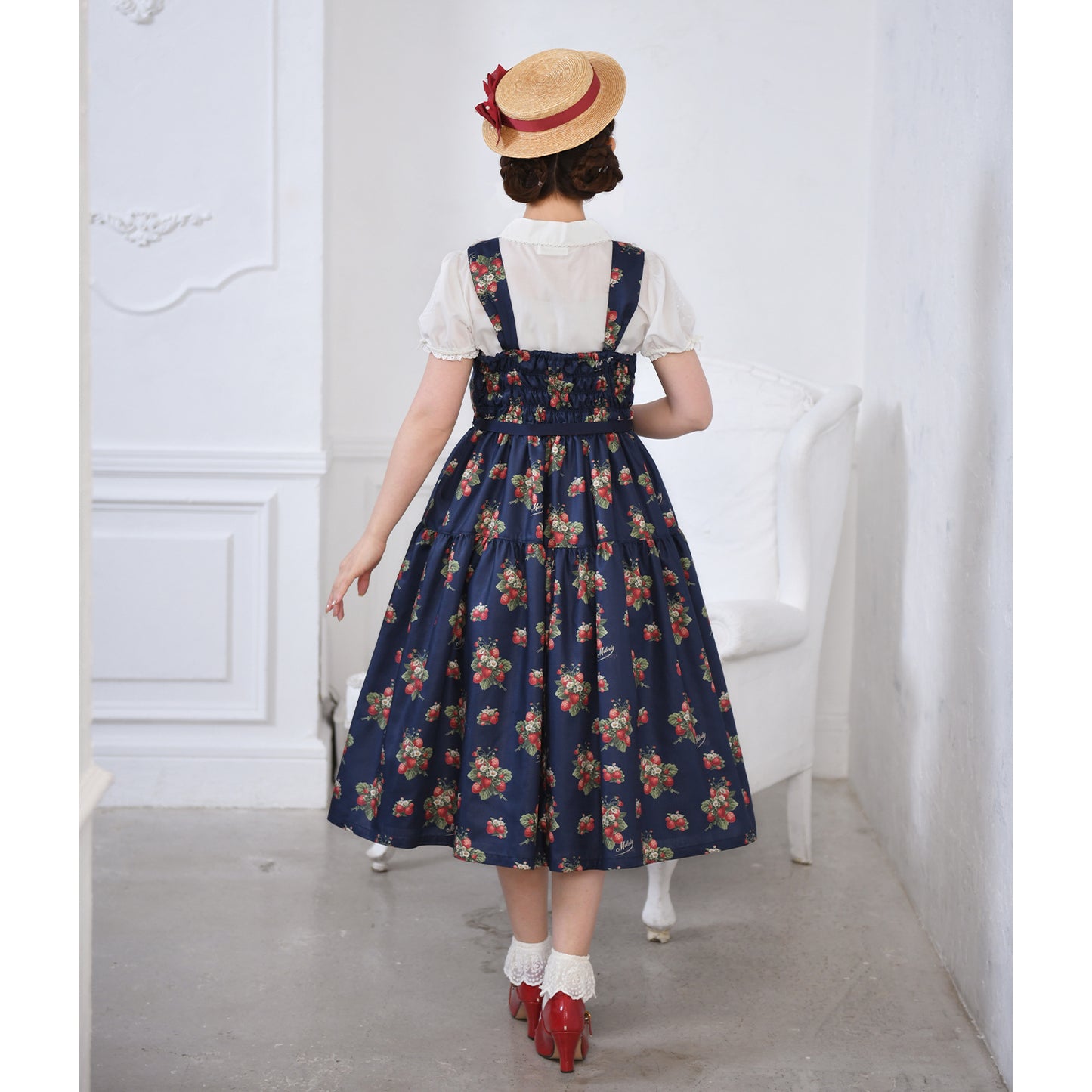 Strawberry timeジャンパースカート