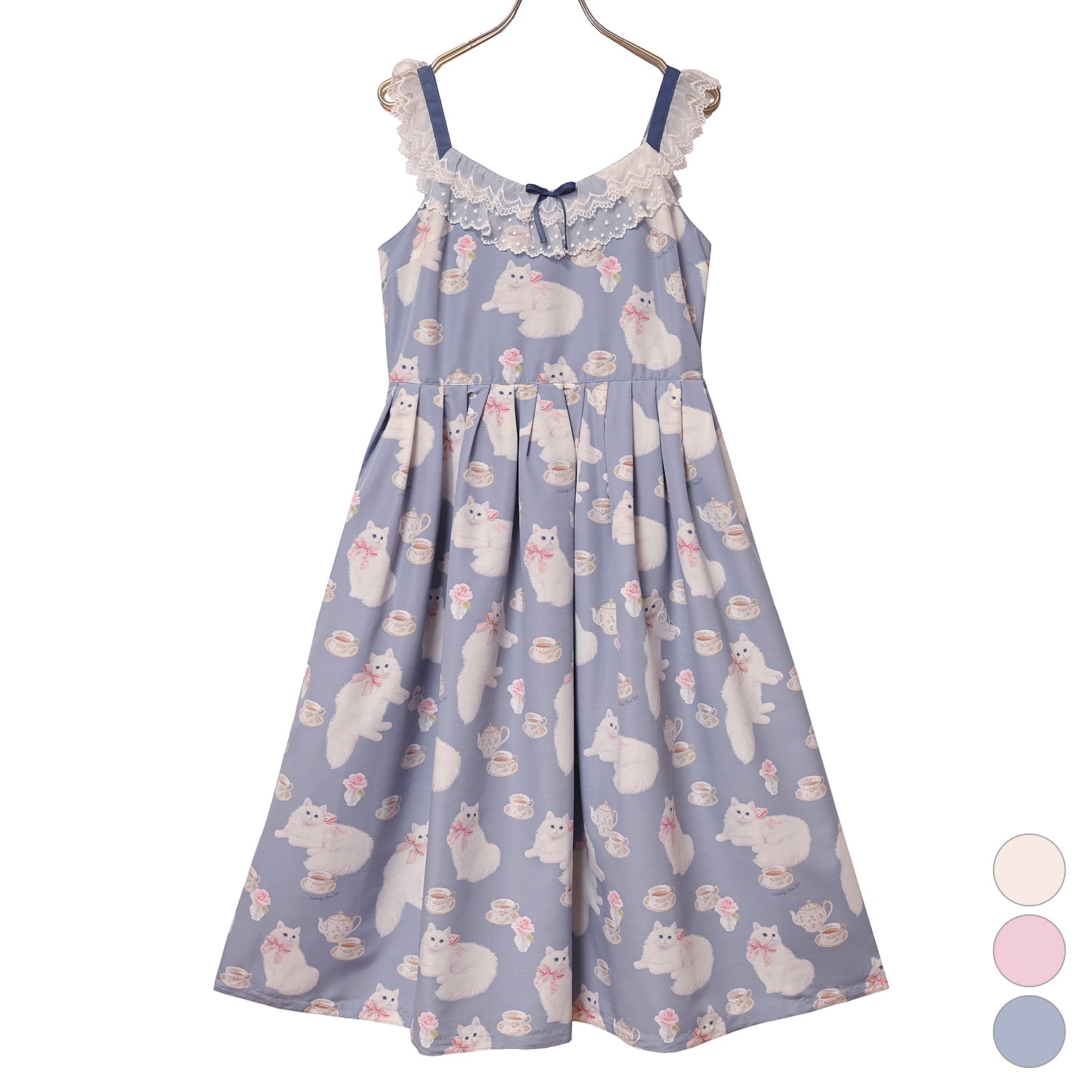 メロディバスケット　菫の花束JSK 黒　Mサイズ b65278_4.jpg