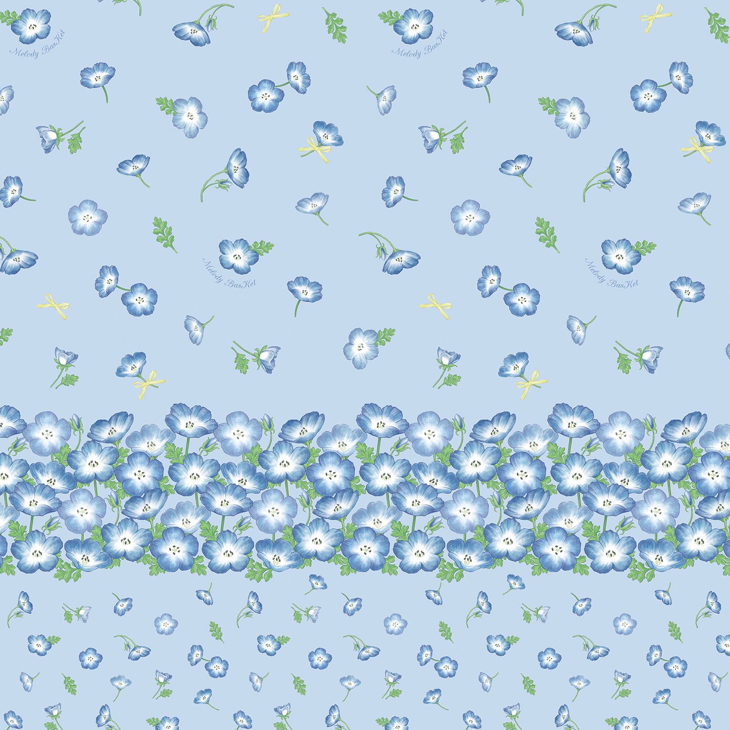 ネモフィラ畑のワンピース