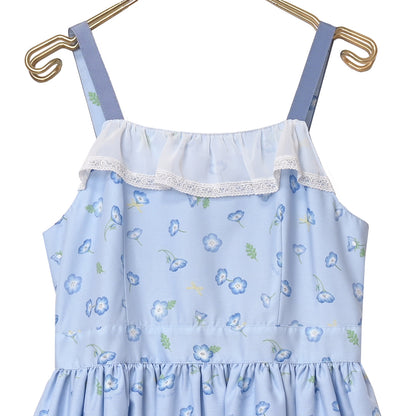 ネモフィラ畑のジャンパースカート