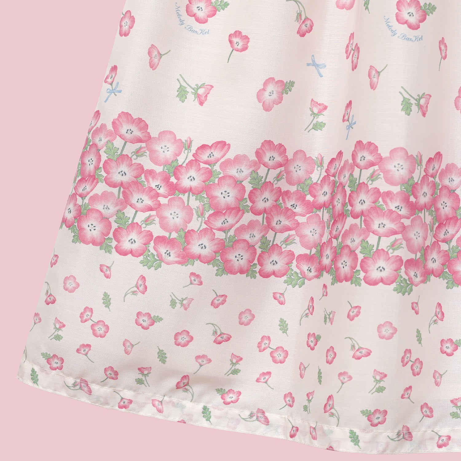 ノンノンドール　ムッシュ榊　異素材切り替え　お花　レース　ジャンバースカート ノンノンドール ムッシュ榊 異素材切り替え お花 レース ジャンバー