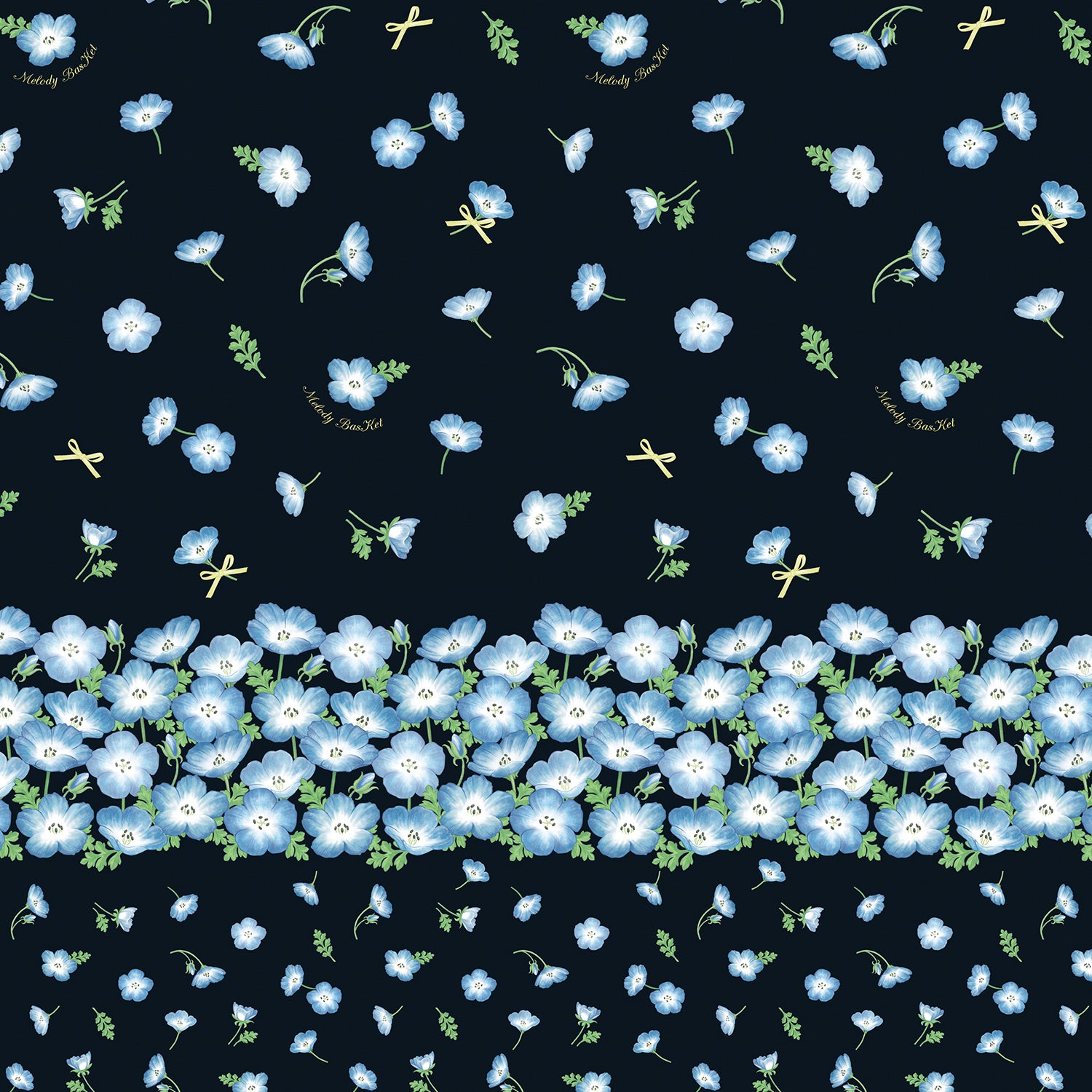 ネモフィラ畑のジャンパースカート-Melody BasKet(メロディー