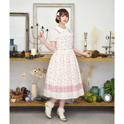 ネモフィラ畑のジャンパースカート