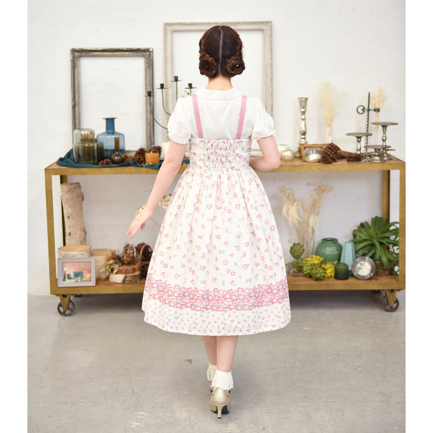 ネモフィラ畑のジャンパースカート-Melody BasKet(メロディー