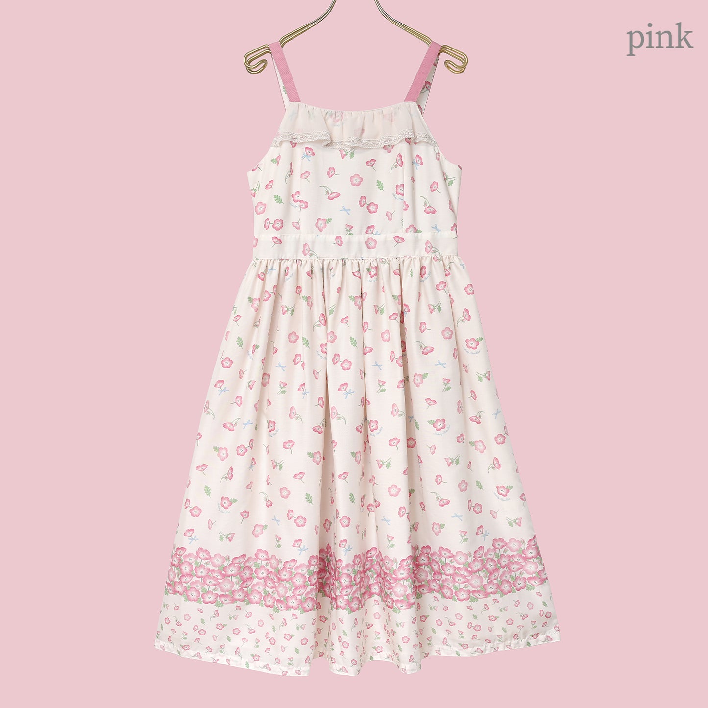 ネモフィラ畑のジャンパースカート