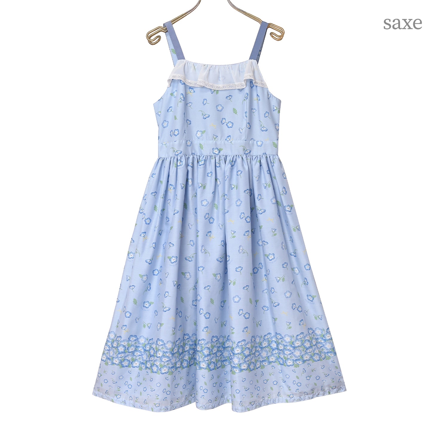 ネモフィラ畑のジャンパースカート