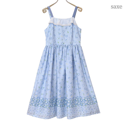 ネモフィラ畑のジャンパースカート