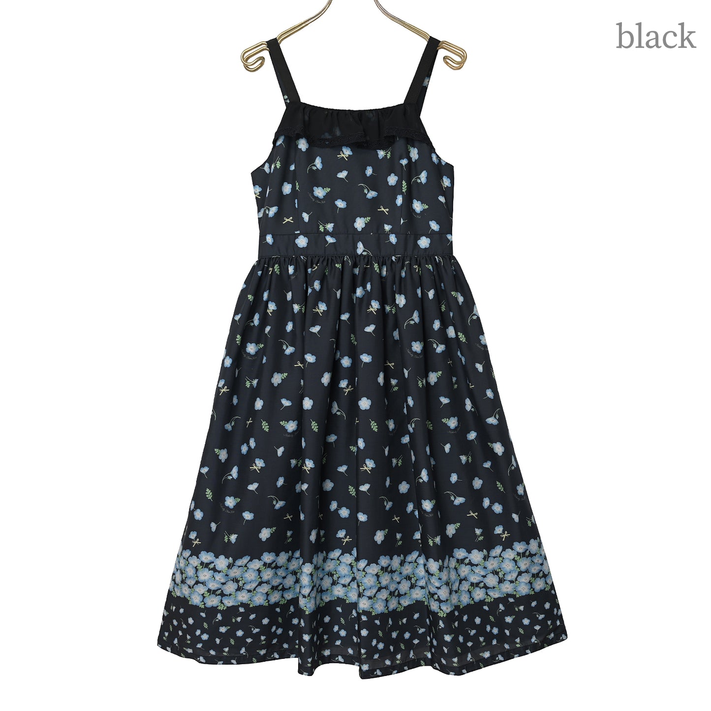 ネモフィラ畑のジャンパースカート