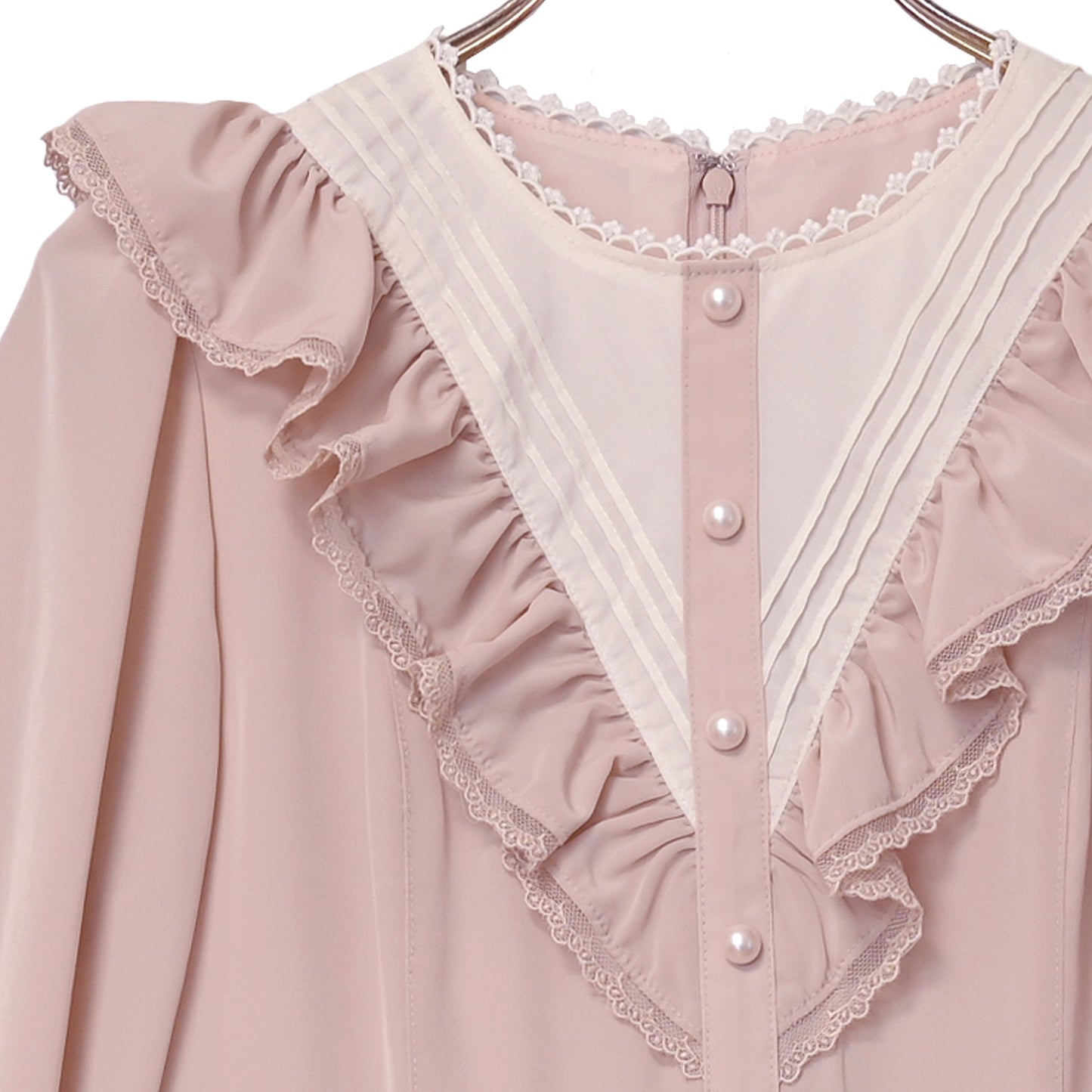 MelodyレースVヨークフリルワンピース