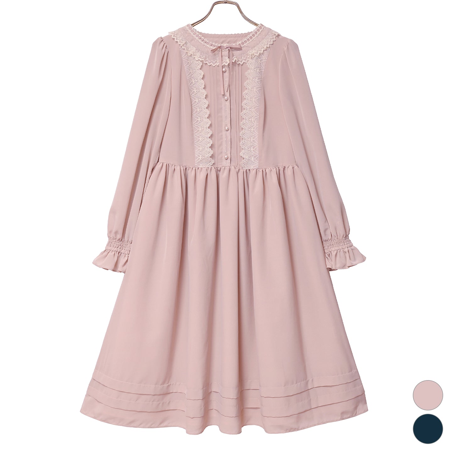 Front lace feminine dress