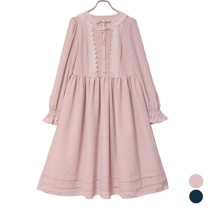 Front lace feminine dress