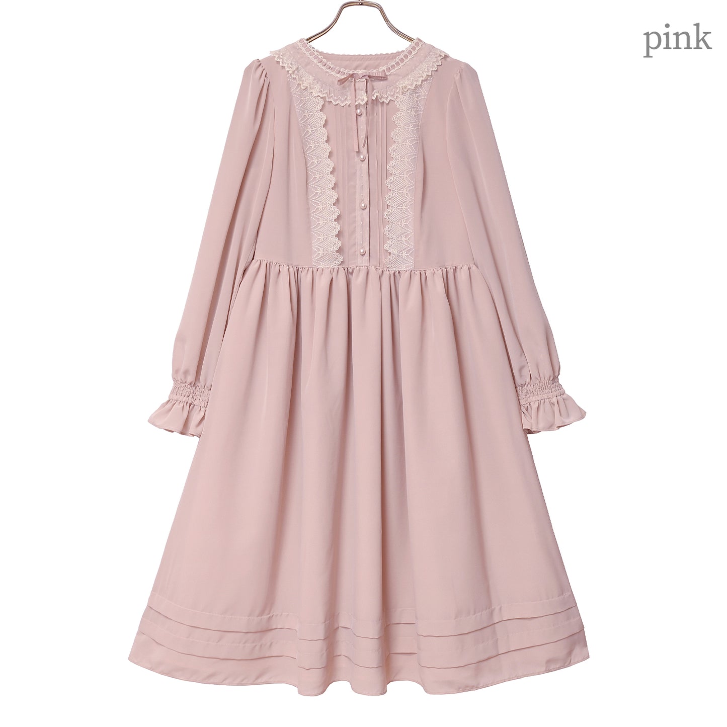 Front lace feminine dress