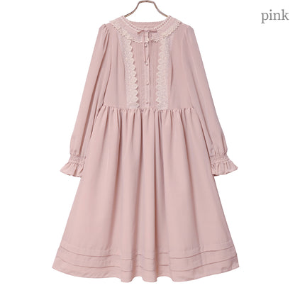 Front lace feminine dress