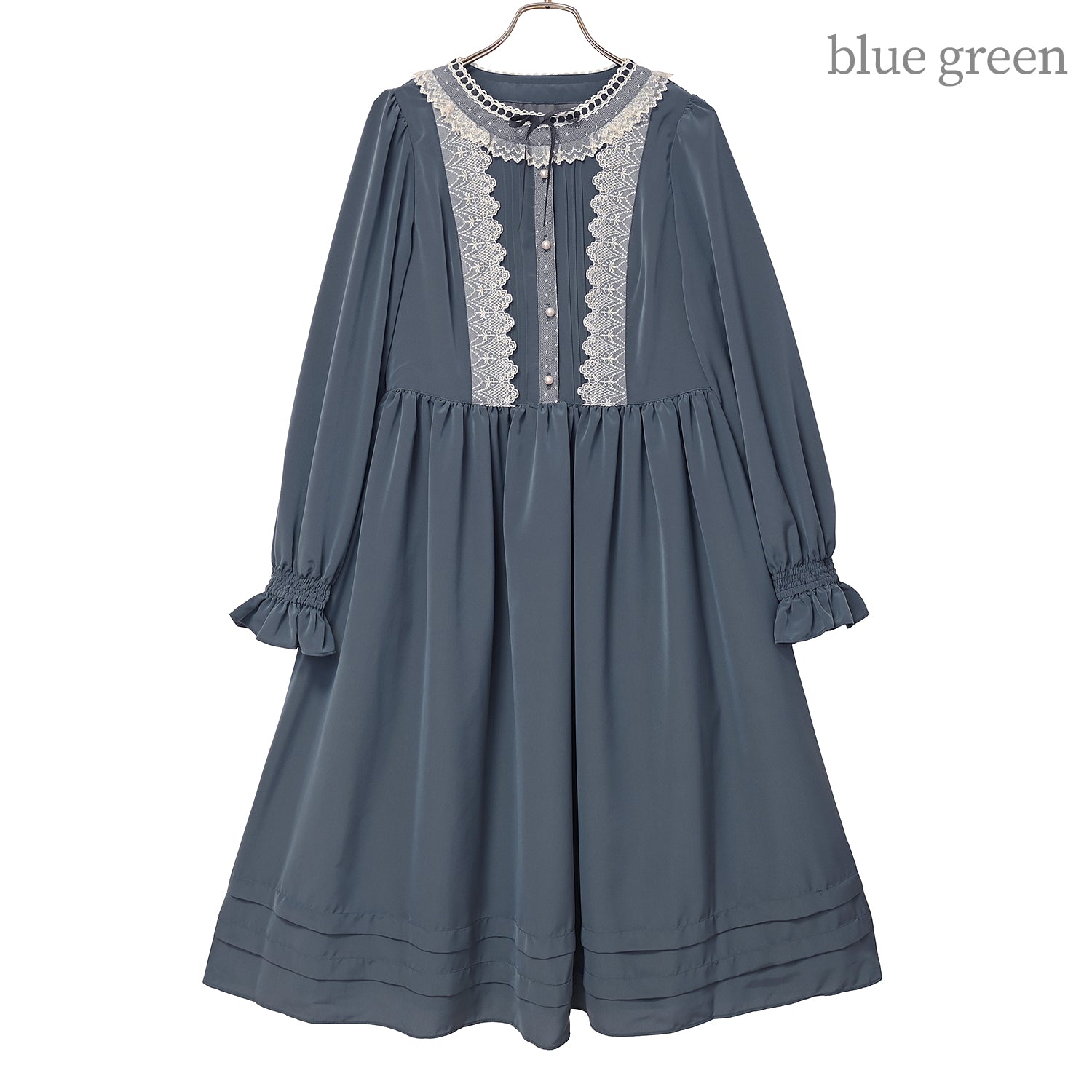 フロントレースフェミニンワンピース-Melody BasKet(メロディー