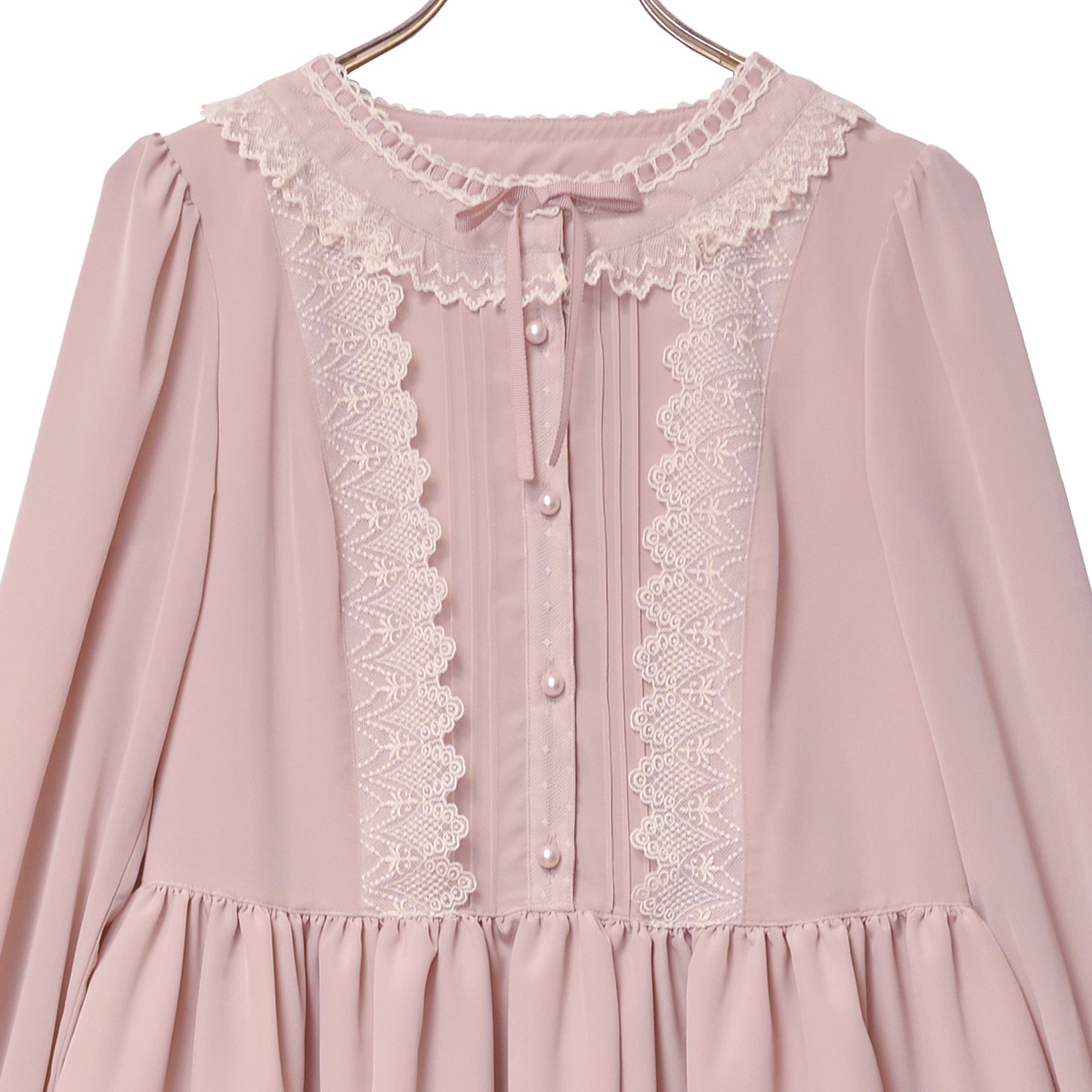 Front lace feminine dress