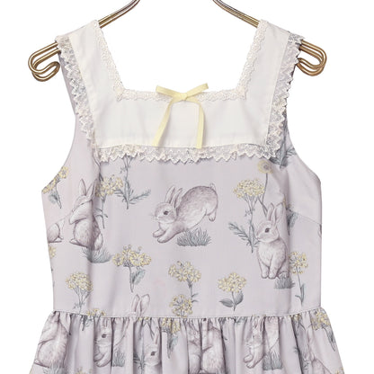Botanical Rabbit jumper dress
