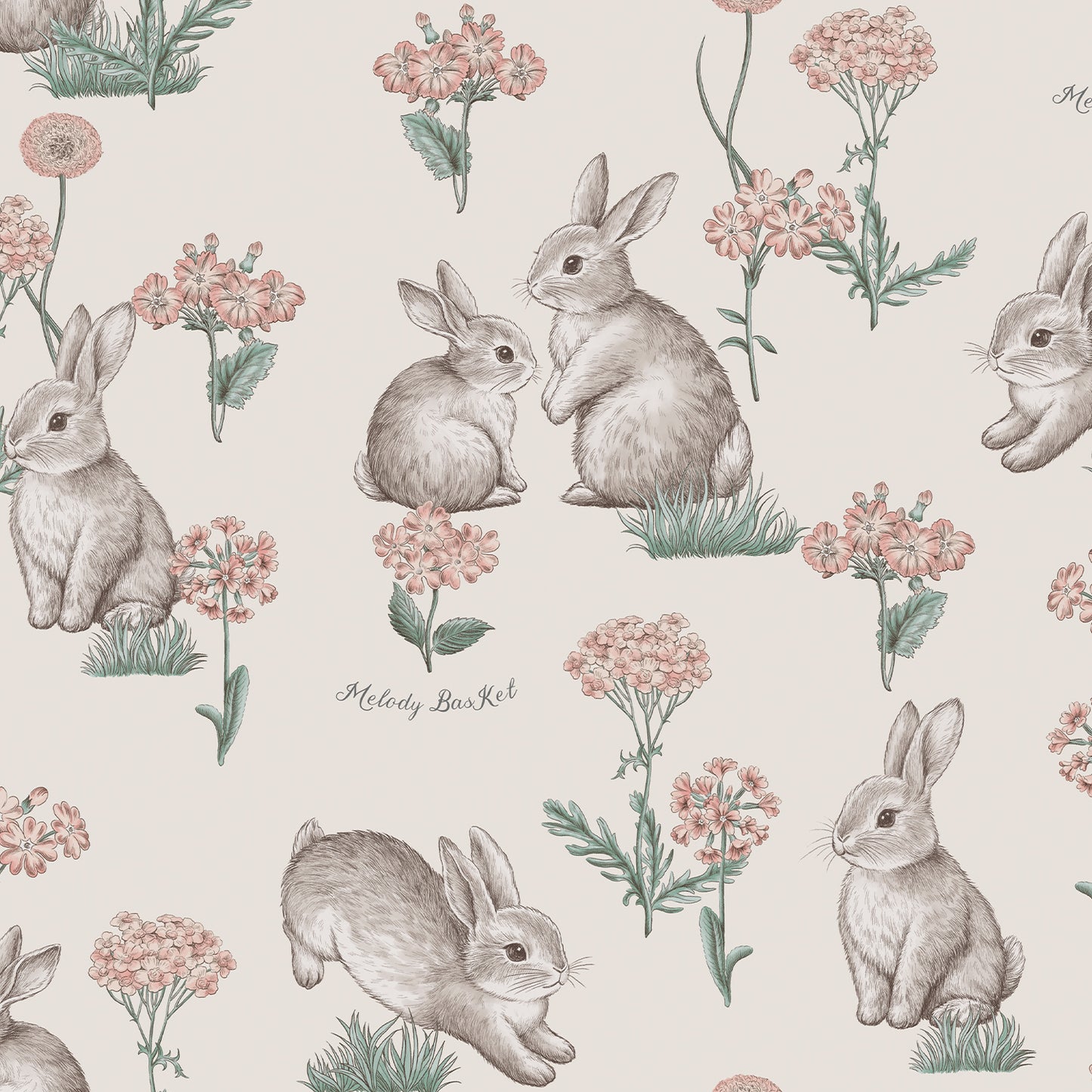 Botanical Rabbit jumper dress