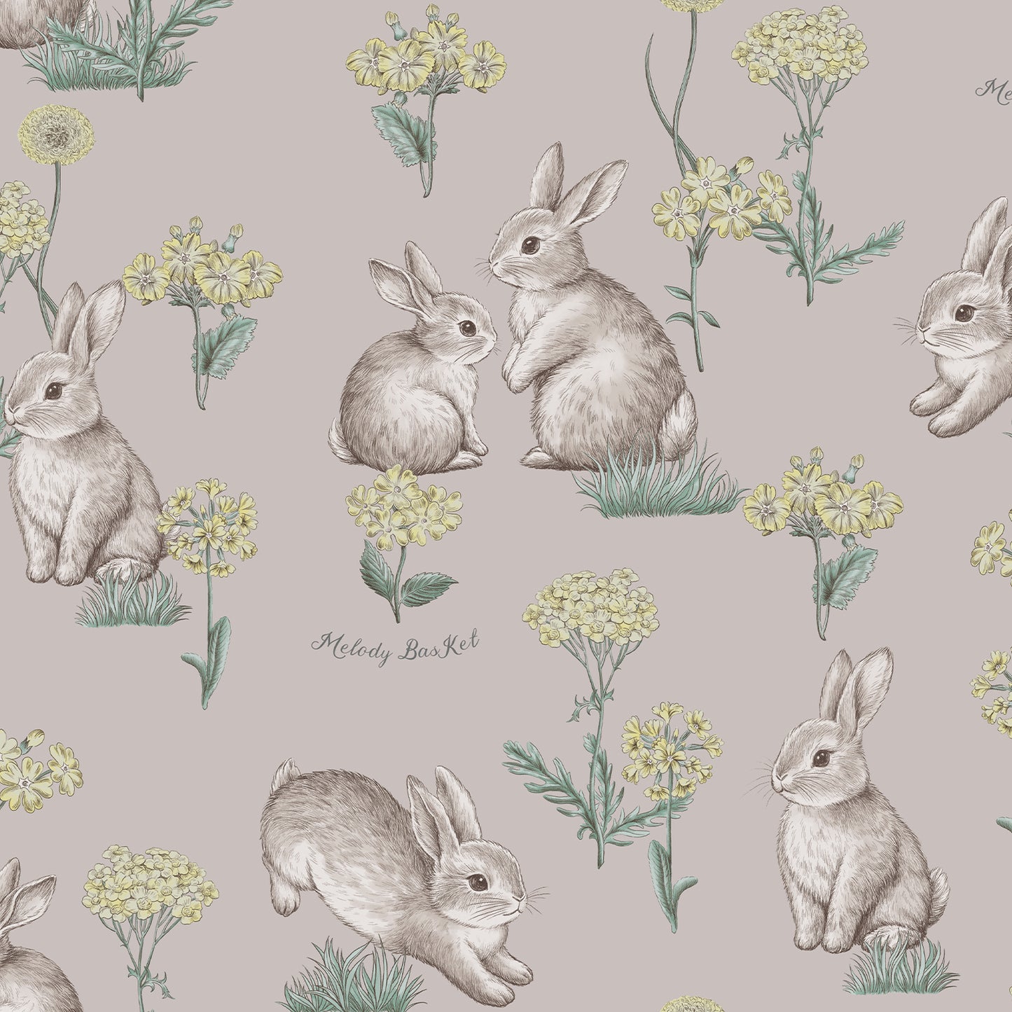 Botanical Rabbit jumper dress