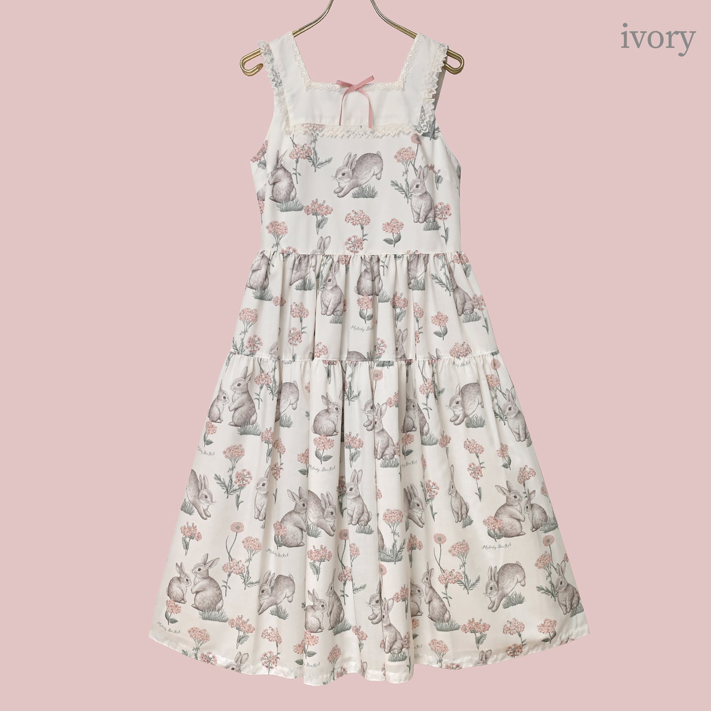 Botanical Rabbit jumper dress