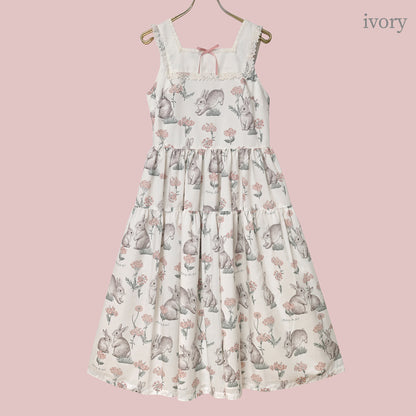 Botanical Rabbit jumper dress