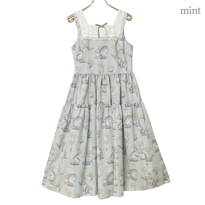 Botanical Rabbit jumper dress