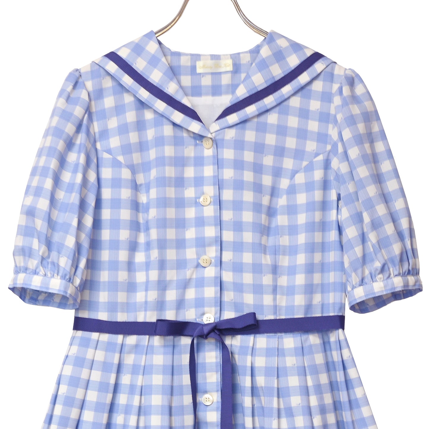 Melody Gingham checkセーラーワンピース