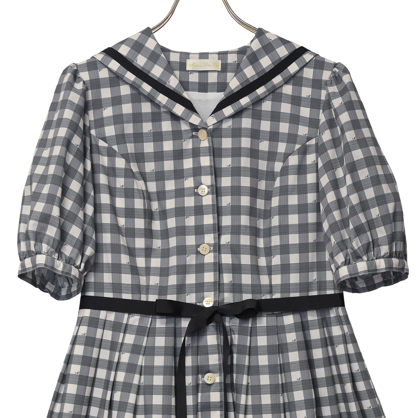 Melody Gingham checkセーラーワンピース