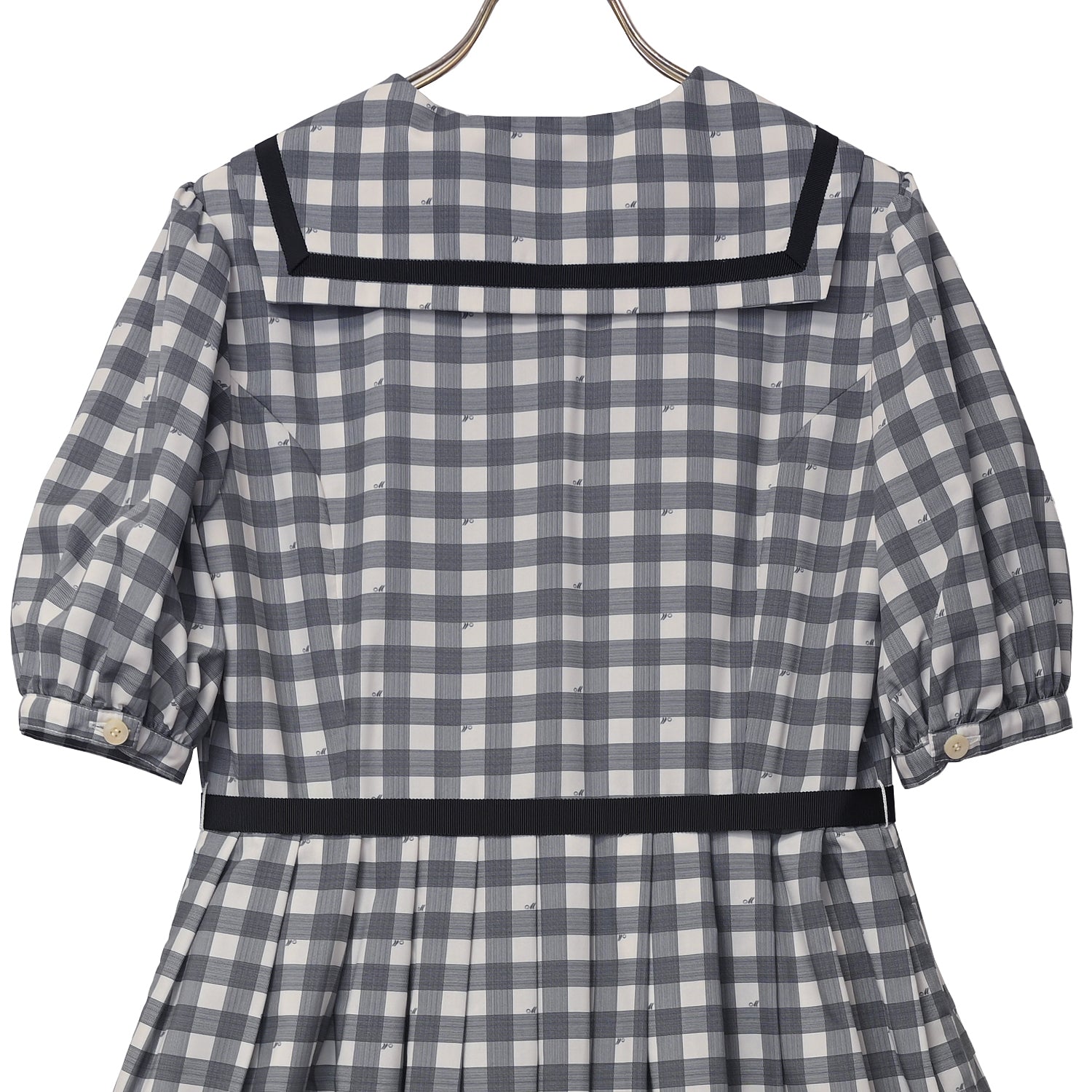Melody Gingham checkセーラーワンピース-Melody BasKet(メロディ