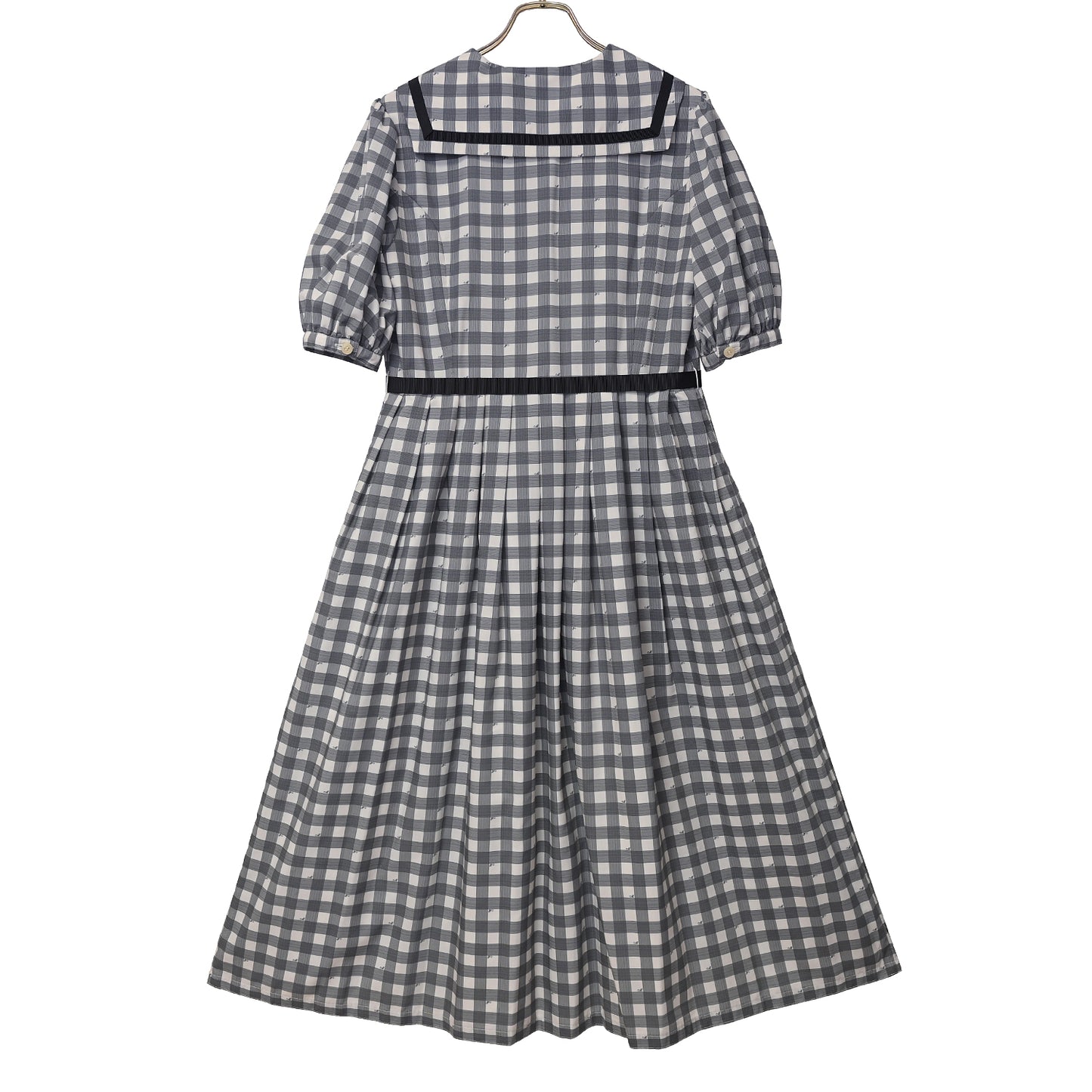 Melody Gingham checkセーラーワンピース