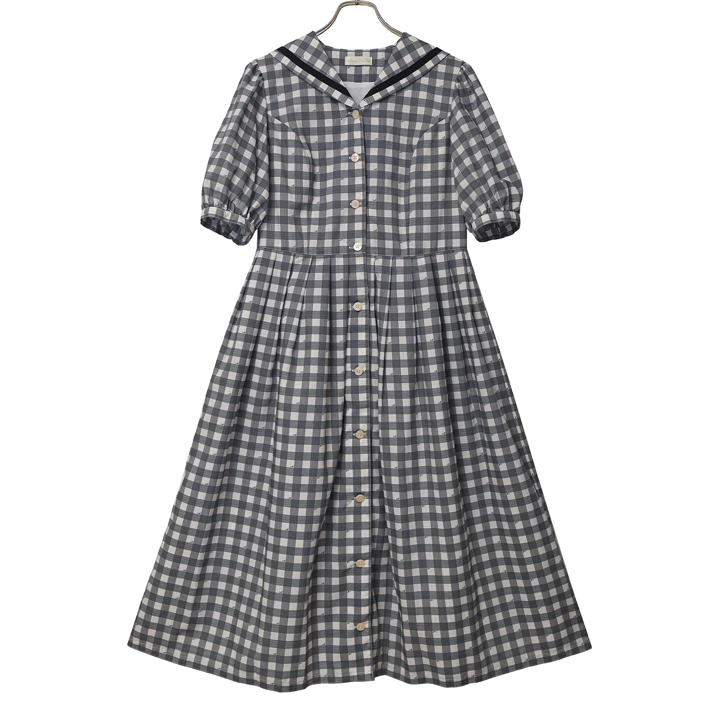 Melody Gingham checkセーラーワンピース
