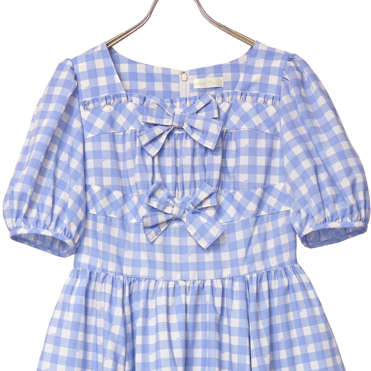 Melody Gingham checkリボンワンピース