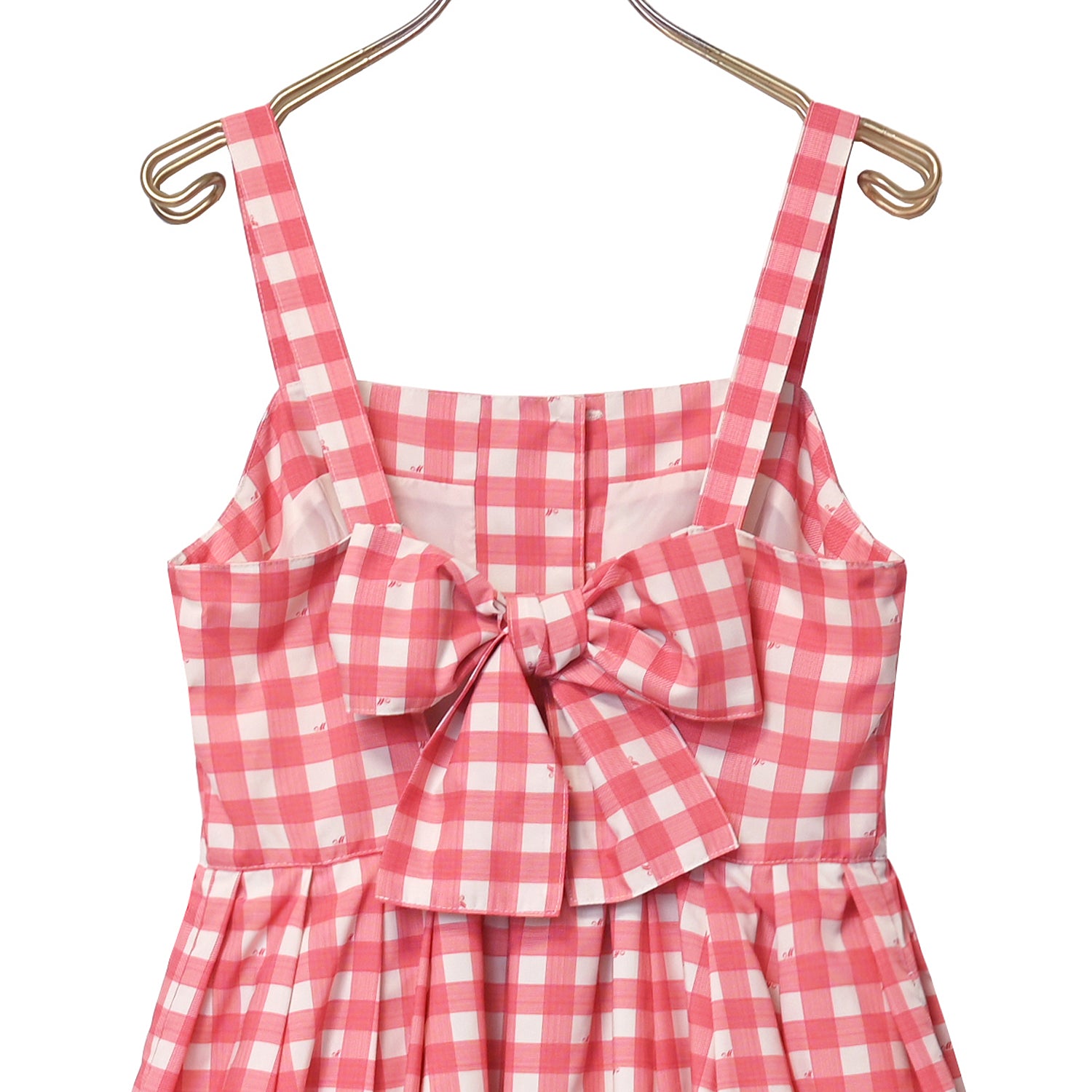 Melody Gingham checkジャンパースカート-Melody BasKet(メロディ
