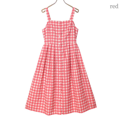 Melody Gingham checkジャンパースカート