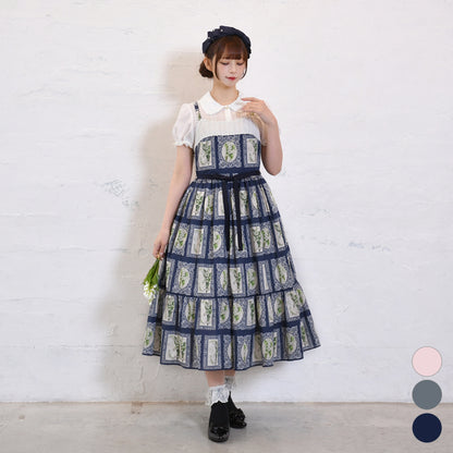 Lily of the Valley lace jumper dress