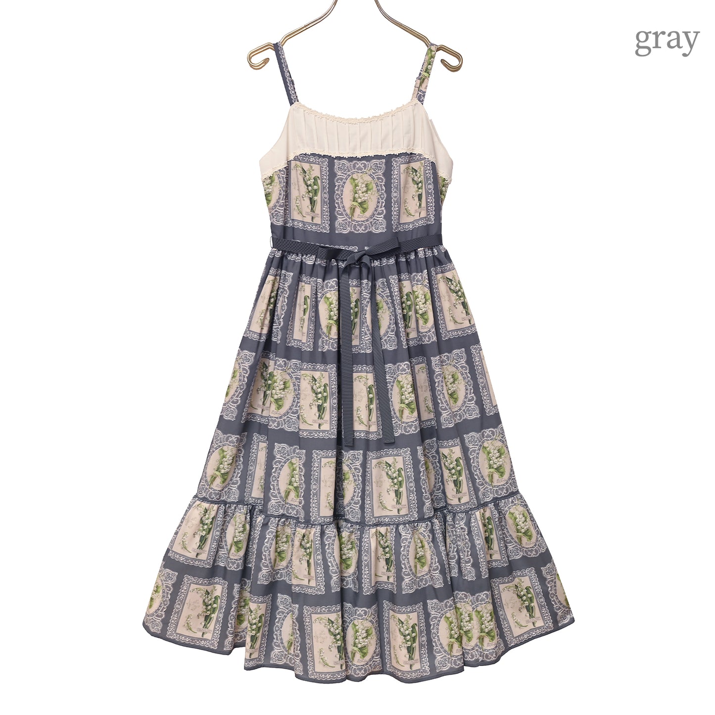 Lily of the Valley lace jumper dress