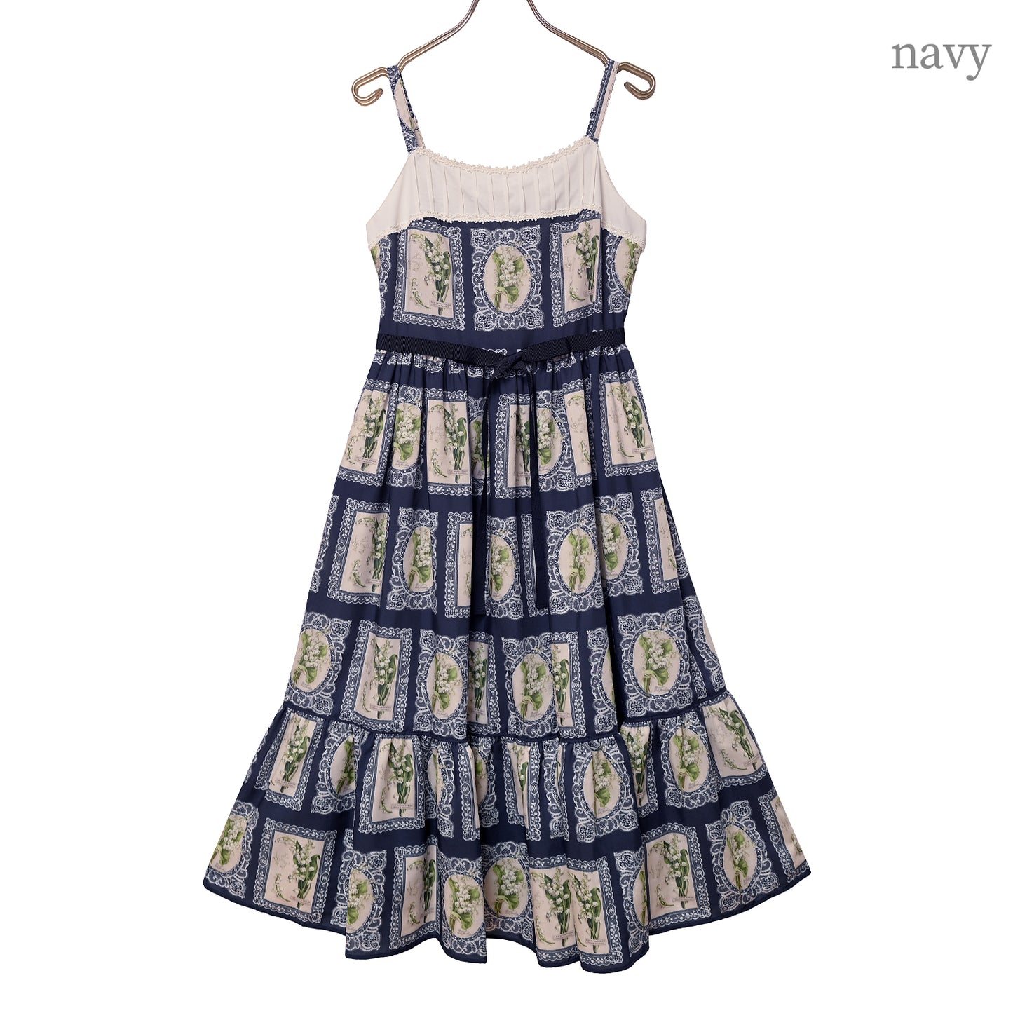 Lily of the Valley lace jumper dress