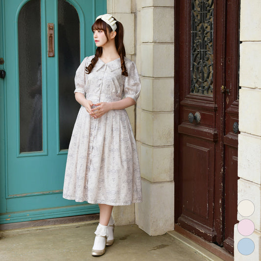 天使の囁きフロントボタンワンピース