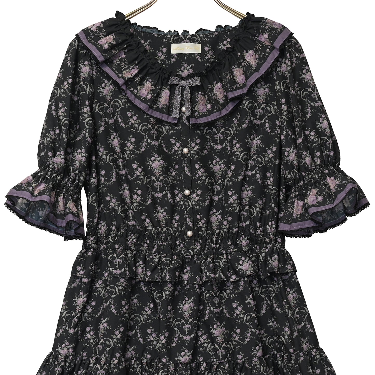 Purple rose dress