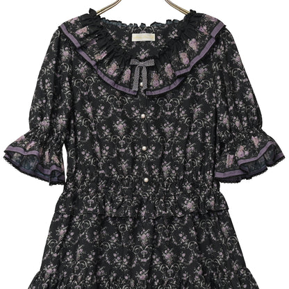 Purple rose dress