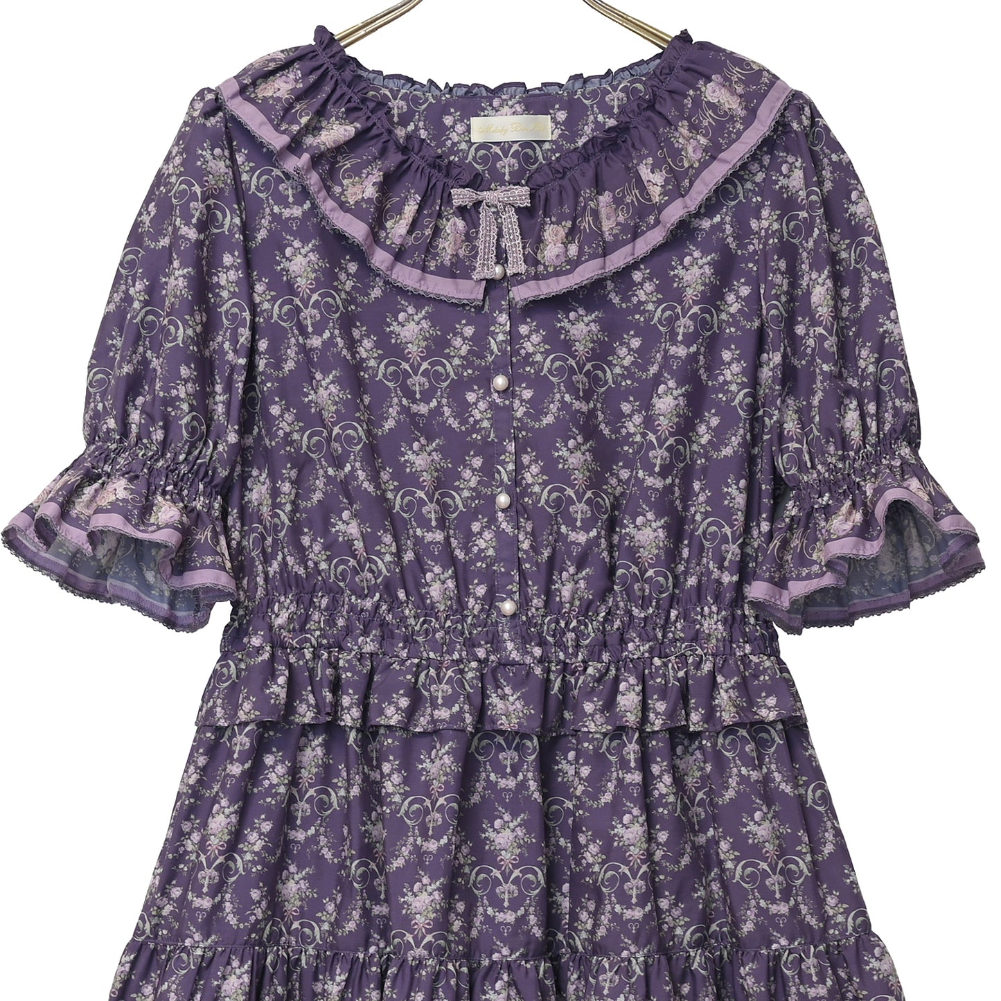 Purple rose dress