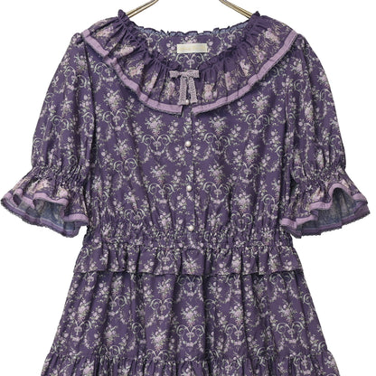 Purple rose dress