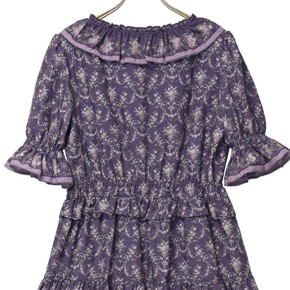 Purple rose dress