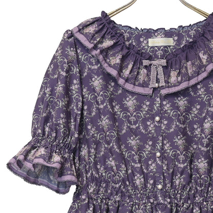 Purple rose dress