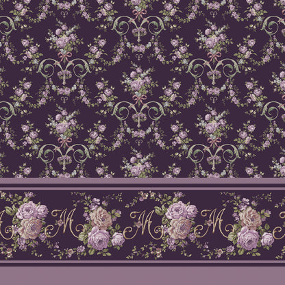 Purple rose dress